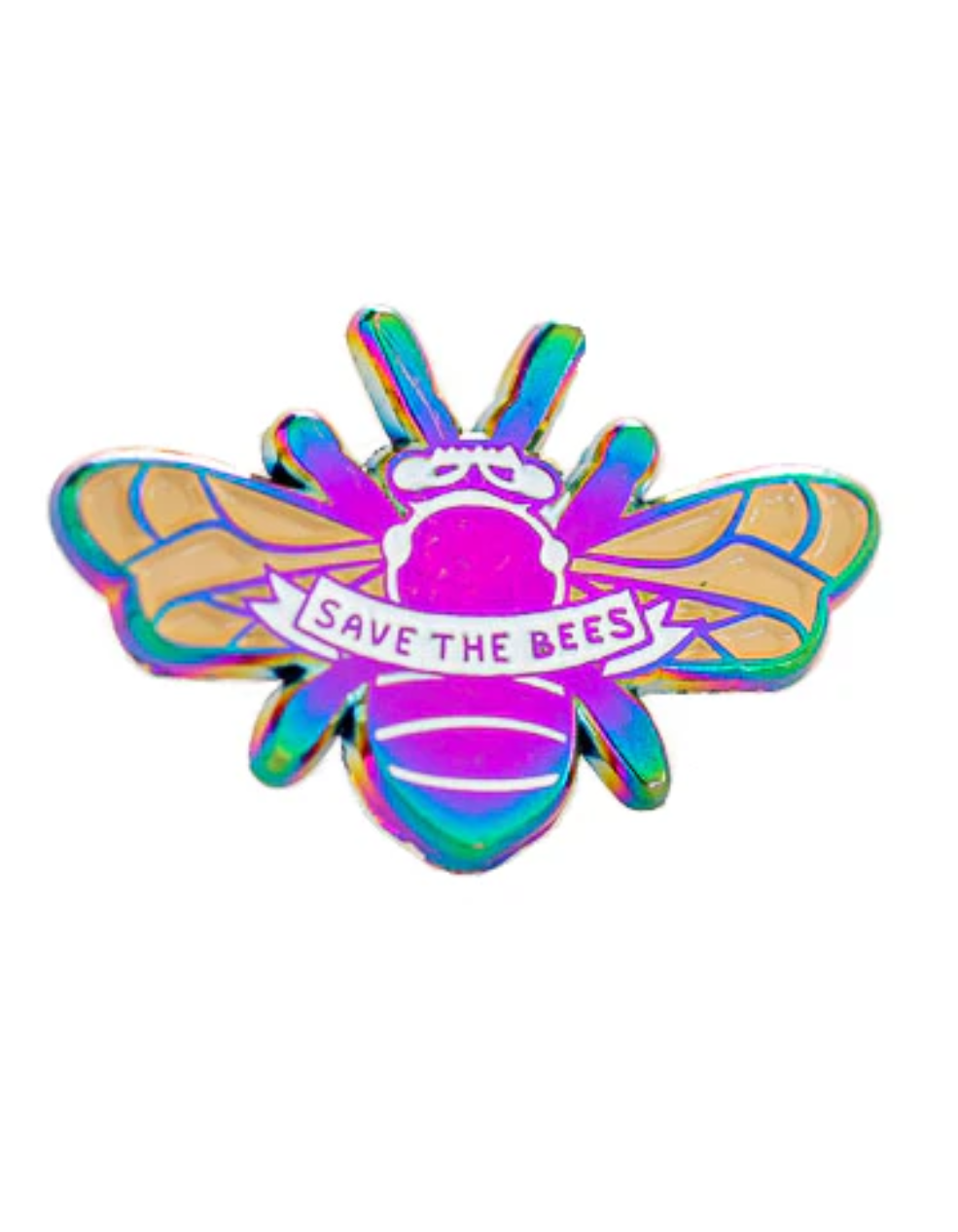 Metallic Carpenter Bee Enamel Pin