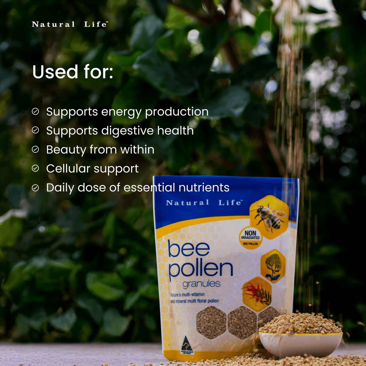 Pure Western Australian Bee Pollen Granules