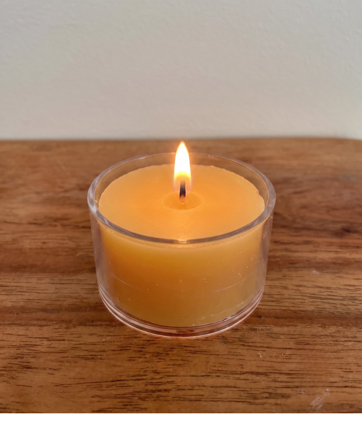 100% Pure Beeswax Tea Light Candle 10 Pack