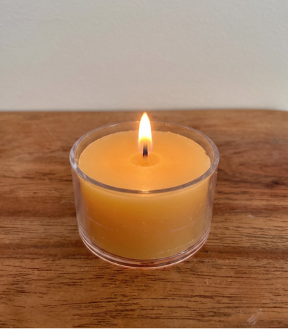 100% Pure Beeswax Tea Light Candle 10 Pack